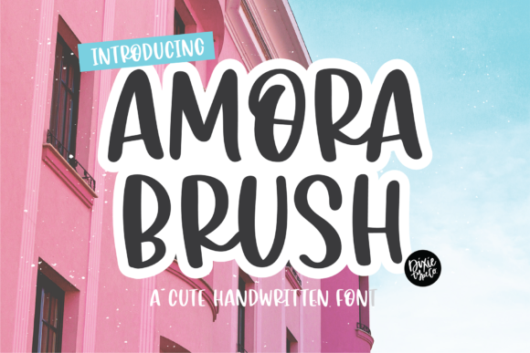 Amora Brush: A Charming Handwritten Font for Creative Projects