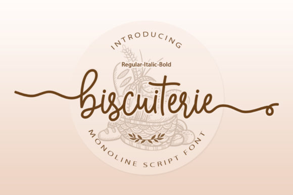 Biscuiterie: A Romantic Calligraphy Font for Web Design