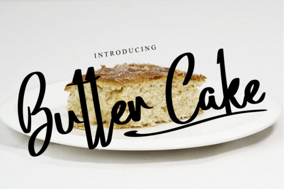 Butter Cake: A Charming Script Font for Engaging Campaigns