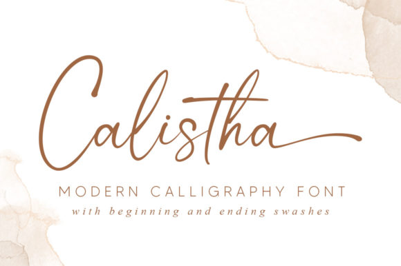 Calistha: A Versatile Script Font for Elegant Branding