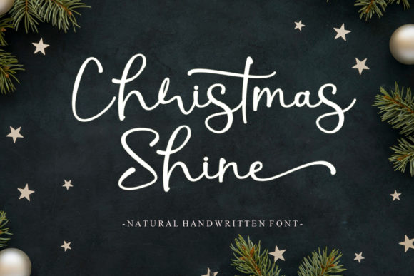 Christmas Shine: A Refined Script Font for Elegant Web Design