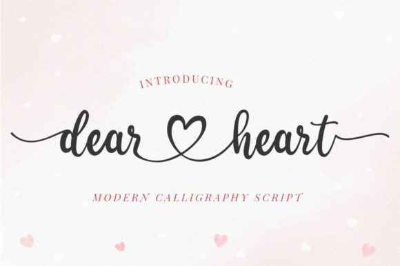 Dear Heart: A Romantic Handwritten Font for Editorial Charm