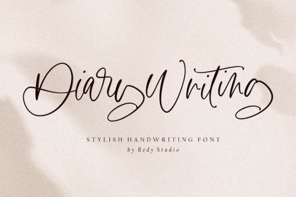 Diary Writing: A Handwritten Font for Editorial Charm