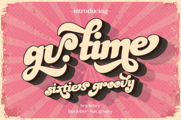 Discover Gv. Time: A Bold Handwritten Font for Stylish Branding