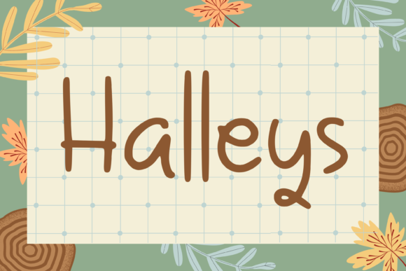 Discover Halleys: A Delicate and Elegant Handwritten Font