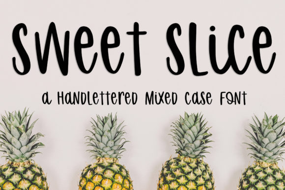 Discover Sweet Slice: A Handwritten Font for Editorial Charm