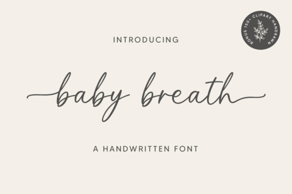 Discover the Charm of Baby Breath: A Graceful Script Font