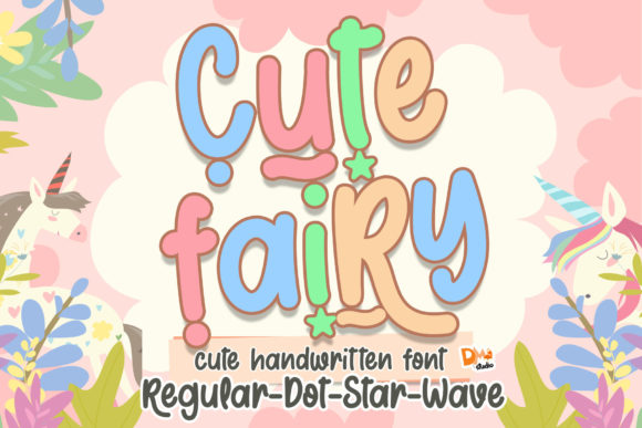 Discover the Charm of Cute Fairy: A Handwritten Font for Web Design