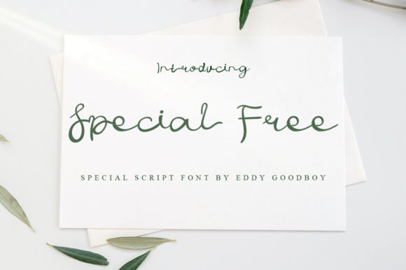 Discovering Special Free: A Handwritten Font for Editorial Charm