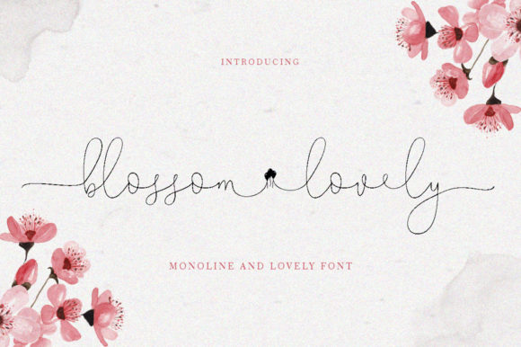 Discovering the Elegance of Blossom Lovely Font