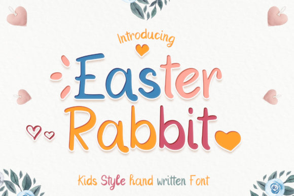 Easter Rabbit: A Charming Handwritten Font for Editorial Design