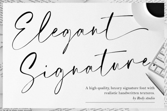 Elegant Signature: A Refined Script Font for Web Design