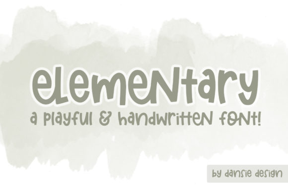 Elementary: A Playful Handwritten Font for Modern Web Design