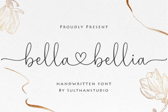 Elevate Your Editorial Design with Bella Bellia Font