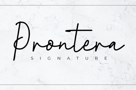 Elevate Your Web Design with Prontera Signature Font