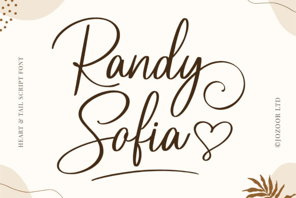 Enhance Your Brand with Randy Sofia: A Sweet and Luxurious Font