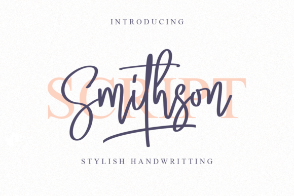 Enhance Your Brand with Smithson: A Premium Handwritten Font