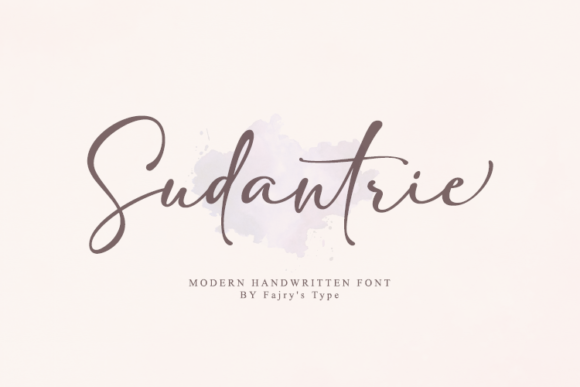 Enhance Your Brand with Sudantrie: A Timeless Handwritten Font
