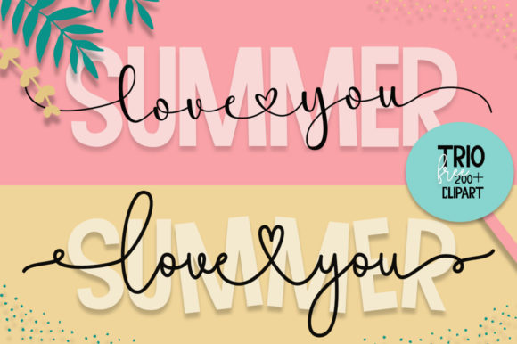 Enhance Your Brand with Summer Love You Font