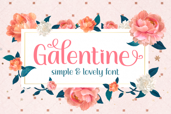 Galentine: A Charming Script Font for Creative Branding