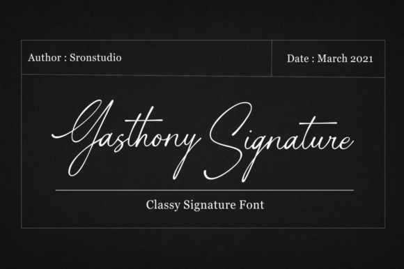 Gasthony Signature: A Stylish Script Font for Web Design