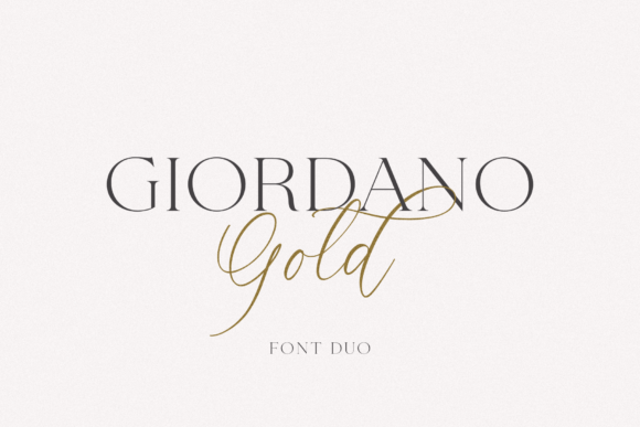 Giordano Gold: A Versatile Font for Elegant Web Design