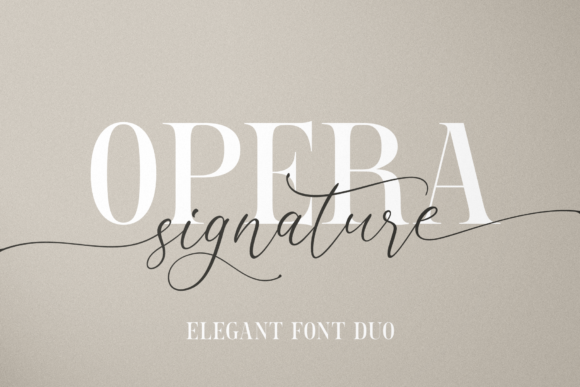 Opera Signature: A Refined Font for Web Design