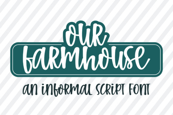 Our Farmhouse: A Charming Handwritten Font for Web Design
