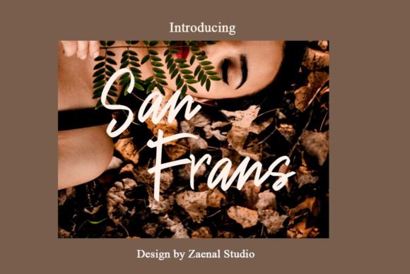 San Frans: A Friendly Handwritten Font for Business Branding