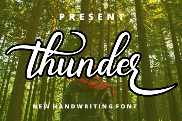 Thunder: A Modern Handwritten Font for Creative Branding