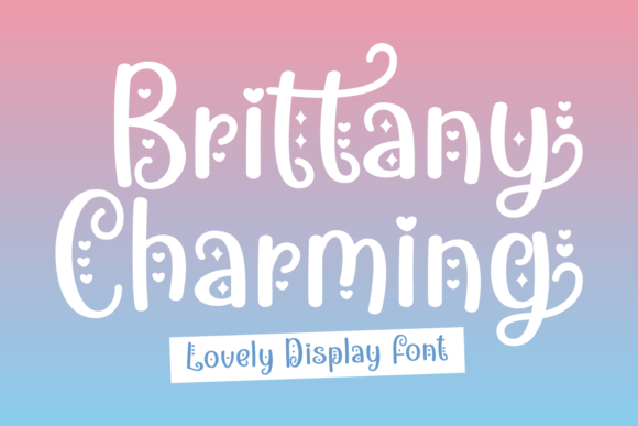 Transform Your Brand with Brittany Charming Font