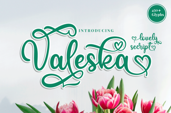 Valeska: The Romantic Calligraphy Font for Editorial Design