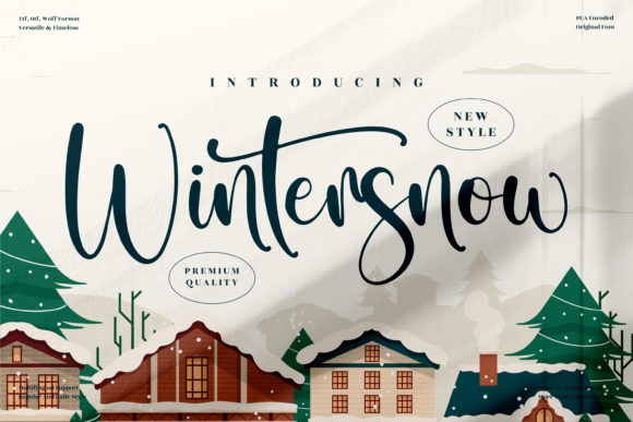 Wintersnow: A Handwritten Font for Elegant Web Design