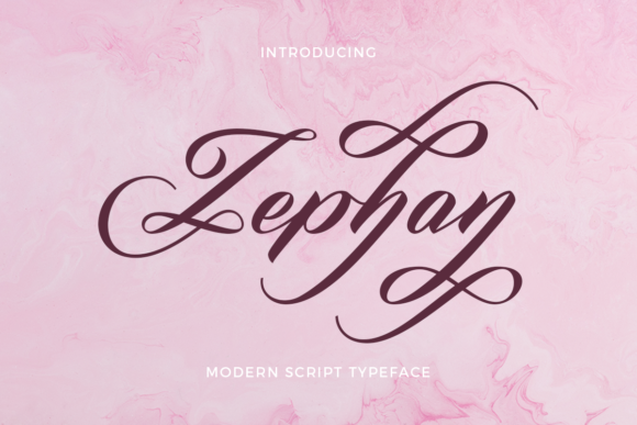 Zephan: Elevate Your Brand with This Elegant Script Font